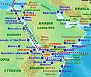 The cities of Charibael and his neighbors in the 1st-century Periplus