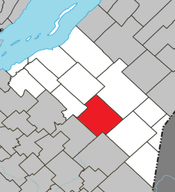 Location within Montmagny RCM.