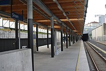 Sinsen Stasjon, a railway station, in Oslo