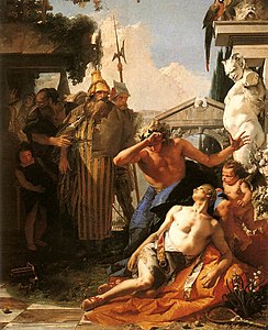 Giovanni Battista Tiepolo Kematian Hyacinth (The Death of Hyacinth), 1752