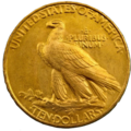 Transparent 1907 eagle reverse