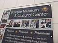 A sign outside the Basque Museum and Cultural Center