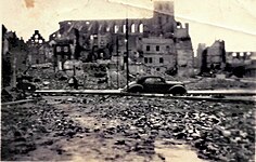 Beckergrube nach dem Bombenangriff 1942