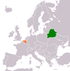 Location map for Belarus and Belgium.