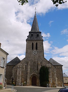 De kerk van Bierné