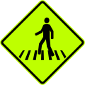 PO-8 Pedestrian crossing ahead