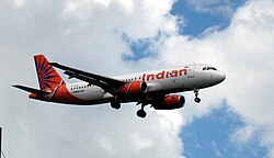 Ein Airbus A320-200 der Indian Airlines