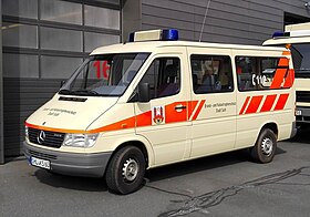 Mannschaftstransportwagen der Feuerwehr Suhl