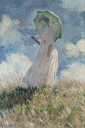 Frau mit Sonnenschirm (Claude Monet)
