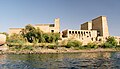 Blick vom Nil auf den Tempel von Philae