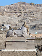 Anubis auf einem Schrein (Ramesseum, Theben-West)