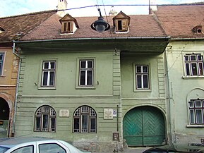 Clădirea din Sibiu în care a locuit Zaharia Boiu, str. Mitropoliei 19 (monument istoric)