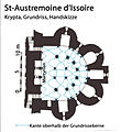 St-Austremoine d’Issoire, Krypta, Grundriss