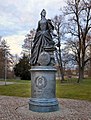 Katharina-II.-Denkmal (2010) im Zerbster Schlossgarten[3]