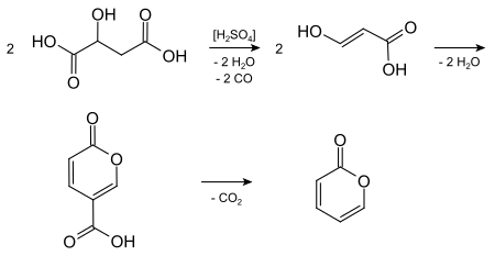 Synthese van 2-pyron