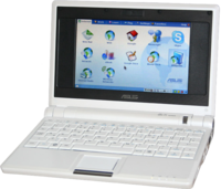 An ASUS Eee PC netbook.