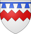 Coat of arms of the lords of Kerpe, (Loutsch cites Möller who says this is the senior branch of the lords of Manderscheid, Loutsch on the other hand believes the opposite is the case).