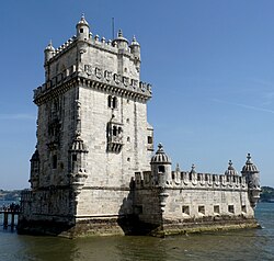 A Belém-torony a Tejo folyó partján