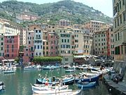 De haven van Camogli