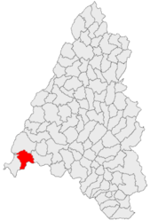 Location in Bihor County