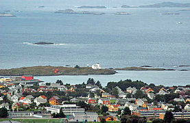 Haugesund mot havet Foto: Tor-Egil Farestveit