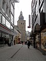 Ansicht der Kirche von der Burgstraße