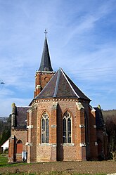 The church in Mouflers