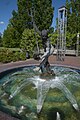 Der Neptun-Brunnen von Bernd Maro im Kurpark von Bad Bevensen