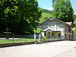 Springbrunnen im oberen Park