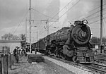 A PRR K-4s Pacific locomotive in operation