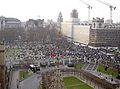 Protesty antyrządowe na Parliament Square w 2003