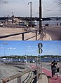 24.9.-30.9.07: Der Verkehrsknotenpunkt Slussen in Stockholm 1963 und 2007