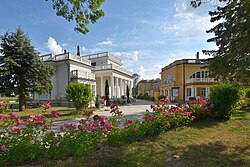 Spa buildings in the spa park