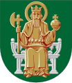Finlandiya'nın Satakunta kentinde bir Orta Çağ kasabası olan Ulvila'nın arması içindeki Aziz Olaf.