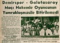 24 Temmuz 1939 tarihli Tan Gazetesinde 1939 Milli Küme