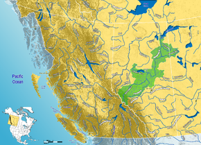 Kanada'da Athabasca Nehri