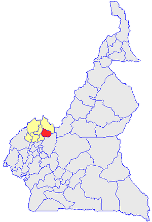 Department location in Cameroon