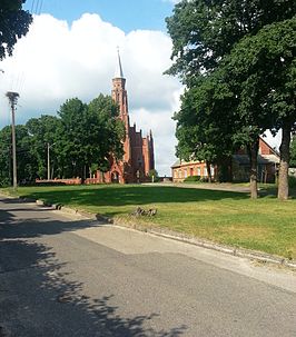 Centrale plein met kerk