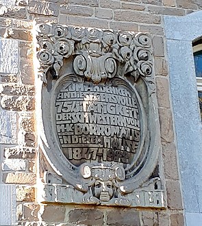 Gedenktafel 75 Jahre Borromäusschwestern