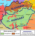 Hungary ethnic map (1910)