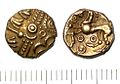 Unusual quarter stater, 50BC-20BC, Surrey.