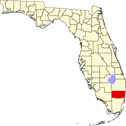 Contea di Broward – Mappa