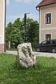 Skulptur bei der Landesmusikschule