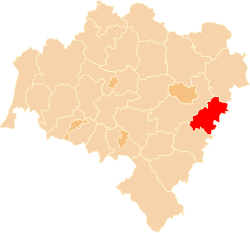 Location within the voivodeship