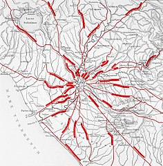Römerstraßen rund um Rom