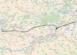 Spoorlijn Douai - Blanc-Misseron op de kaart