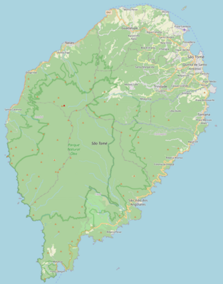 Location map Sao Tome