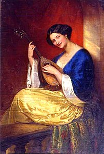 Mandolin sanatçısı (1851)