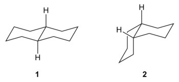 Trans- en cis-vorm van decaline