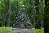 An 1883 memorial at the Upstalsboom commemorating the Frisian freedom